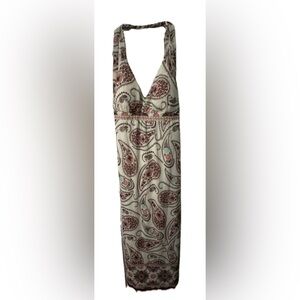 Scarlett Paisley Print Adjustable Strap Maxi Dress
